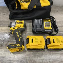 AS-IS DEWALT ATOMIC 20V MAX Lithium-Ion Cordless Brushless 1/2 in. Impact Wrench Kit