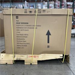 DALLAS LOCATION- AS-IS HUSKY 61 in. W x 26 in. D Heavy Duty 10-Drawer 1-Door Mobile Workbench