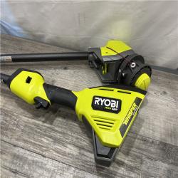 AS-IS RYOBI 40V HP Brushless Whisper Series 17 in. Cordless Battery Carbon Fiber Shaft String Trimmer Kit