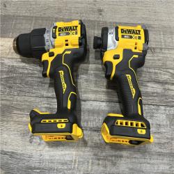 AS-IS DEWALT 20V Lithium-Ion Cordless 2-Tool Combo Kit