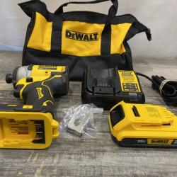 AS-IS DEWALT Atomic 20V Max Lithium-Ion Brushless Cordless Compact 1/4 in. Impact Driver Kit