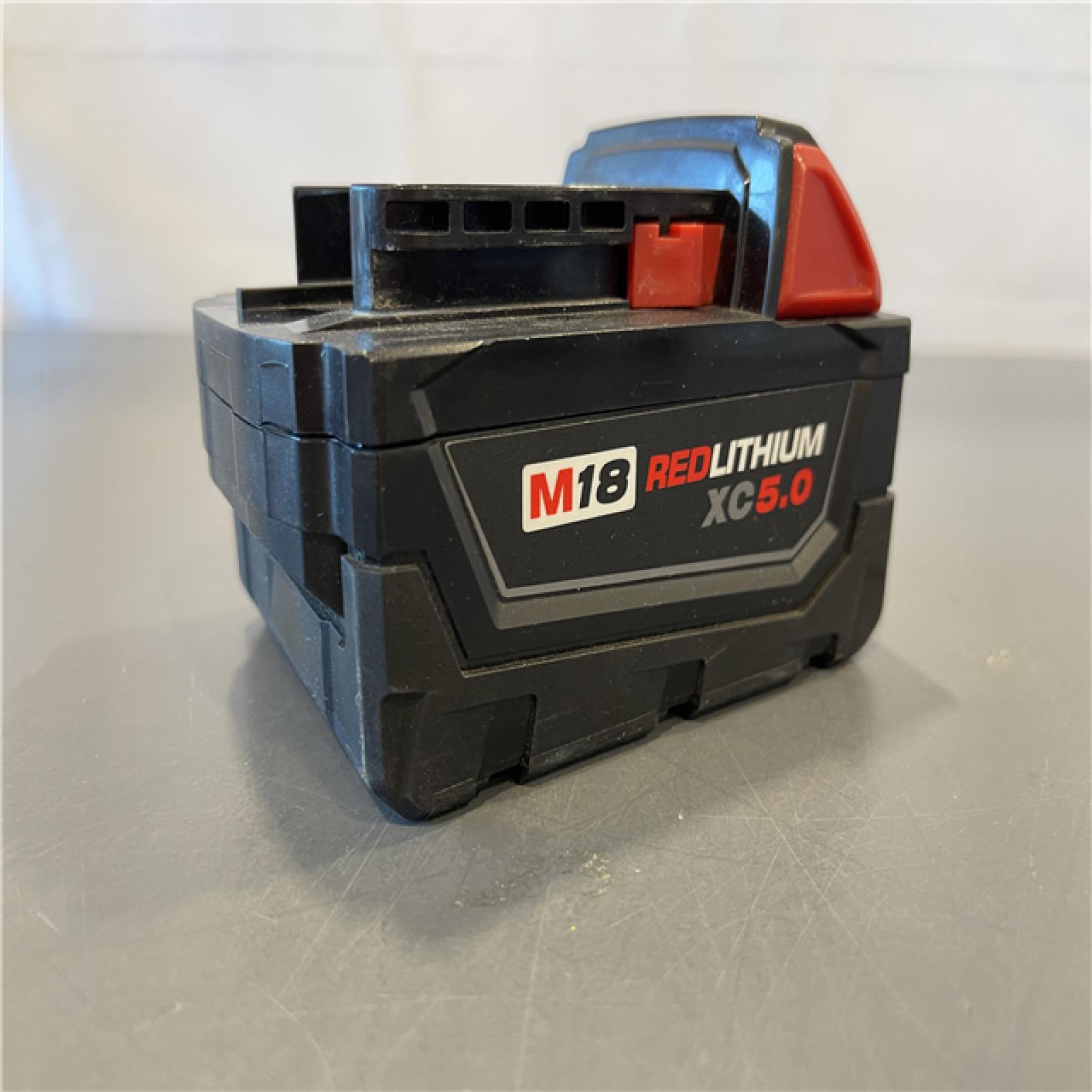 AS-IS - Milwaukee 48-11-1850R M18 18V REDLITHIUM XC5.0 Oil Resistant Battery