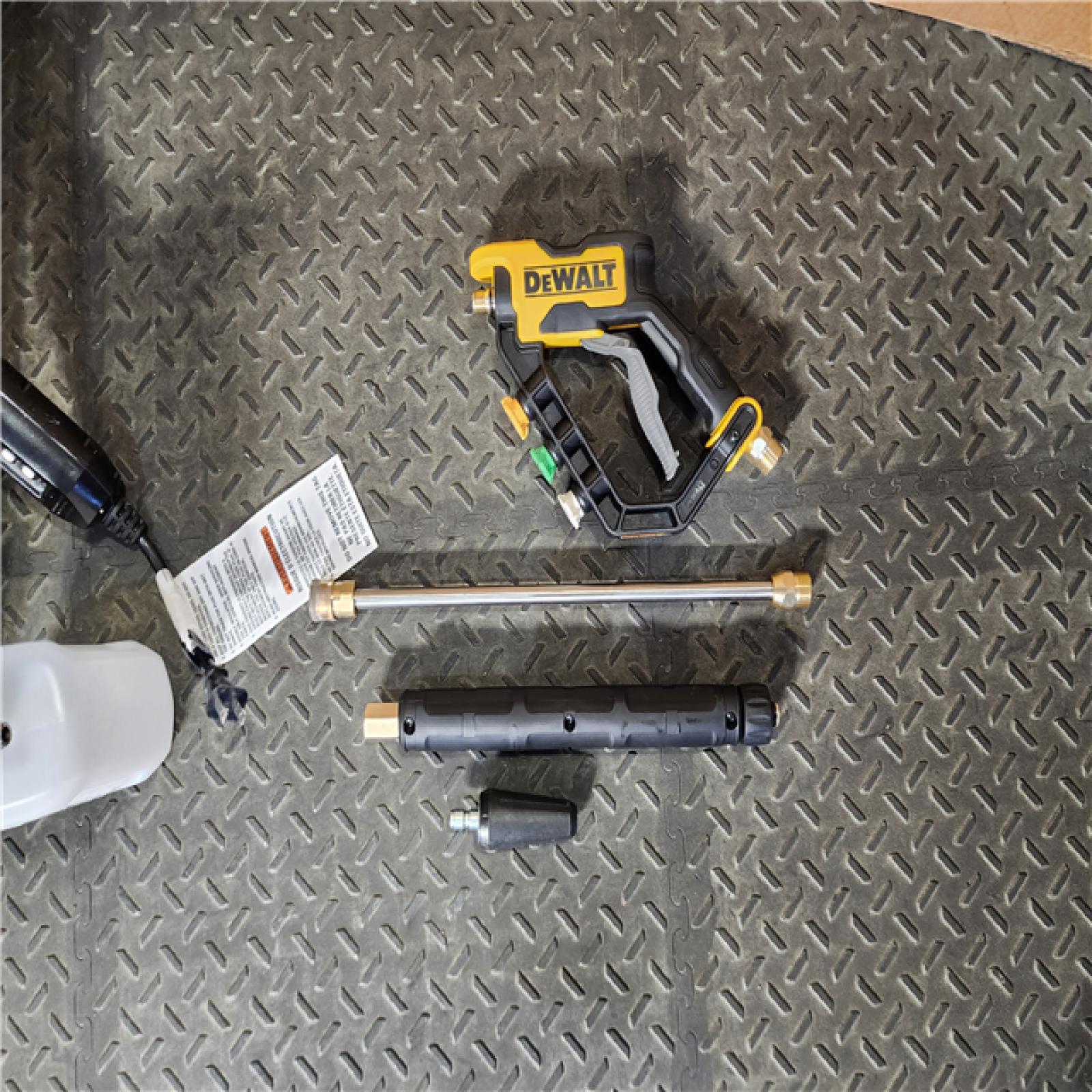 HOUSTON LOCATION - AS-IS DEWALT 3000 PSI 1.1 GPM 15 Amp Cold Water Electric Pressure Washer with Internal Equipment Storage