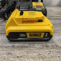 AS-IS DEWALT 20V MAX Lithium-Ion 15-Degree Electric Cordless Roofing Nailer Kit