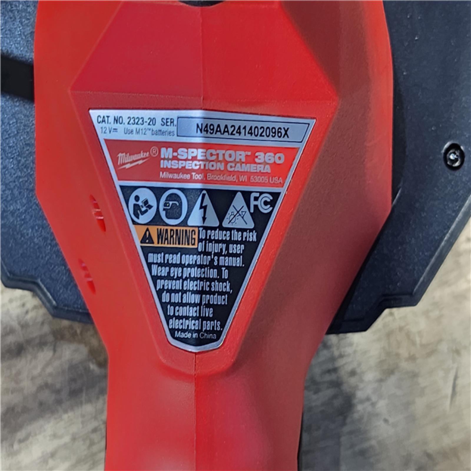 HOUSTON LOCATION - AS-IS MILWAUKEE M12 12V Lithium-Ion Cordless M-SPECTOR 360-Degree 4 Ft. Inspection Camera Kit