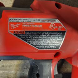 HOUSTON LOCATION - AS-IS MILWAUKEE 16 GAUGE STRAIGHT FINISH NAILER (TOOL ONLY)