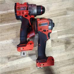 HOUSTON LOCATION - AS-IS MILWAUKEE FUEL 18V Lithium-Ion Brushless Cordless Hammer Drill and Impact Driver Combo Kit (2-Tool) with 2 Batteries