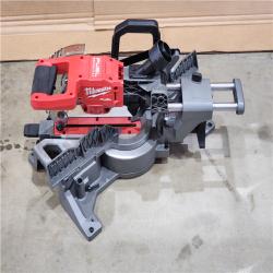 HOUSTON LOCATION - AS-IS Milwaukee 2733-20 M18 Fuel 7-1/4 Dual Bevel Sliding Compound Miter Saw (TOOL ONLY)