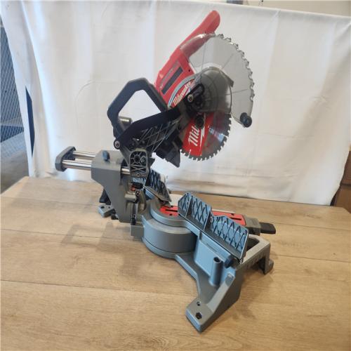 AS-IS- Milwaukee M18 Fuel 7-1/4 Dual Bevel Sliding Compound Miter Saw  Tool Only