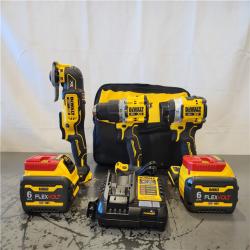 AS-IS- DEWALT 20V MAX Lithium-Ion Cordless 3-Tool Combo Kit