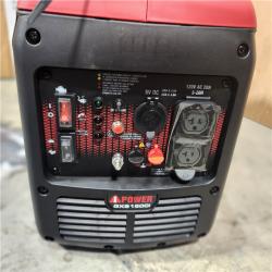 Houston location- AS-IS A-iPower 1500-Watt Recoil Start Gasoline Powered Ultra-Light Inverter Generator with 60cc OHV Engine and CO Sensor Shutdown - Appears IN NEW CONDITION