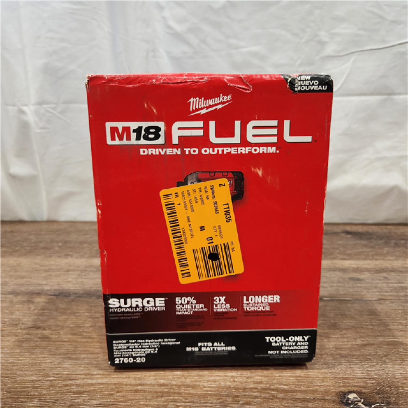 AS-IS Milwaukee 2760-20 - M18 Fuel Surge 18V Cordless Drill/Driver Bare Tool