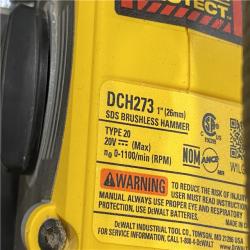 AS-IS DEWALT 20V MAX XR Cordless Brushless 1 in. SDS Plus L-Shape Rotary Hammer (Tool Only)