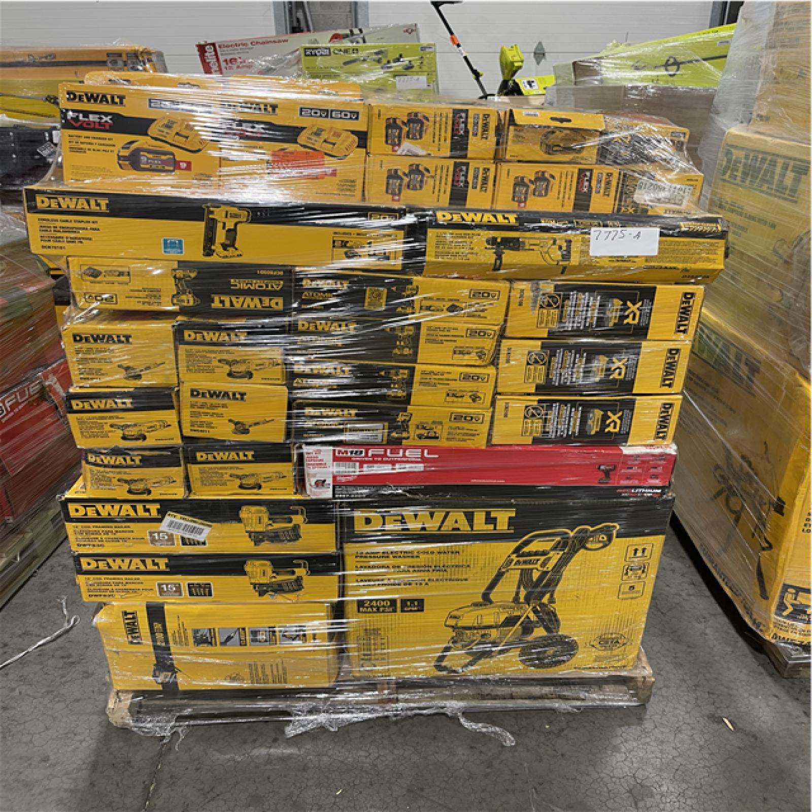 Pittston Location As-Is Power Tools Partial Truckload (12 Pallets) 7775-A