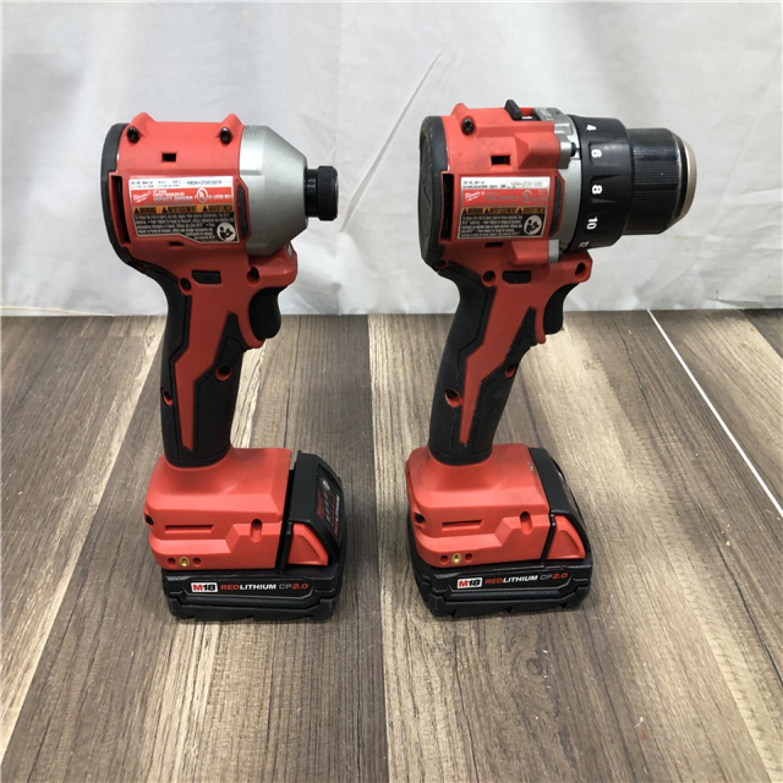 AS-IS Milwaukee 18V Lithium-Ion Brushless Cordless Compact Drill/Impact Combo Kit