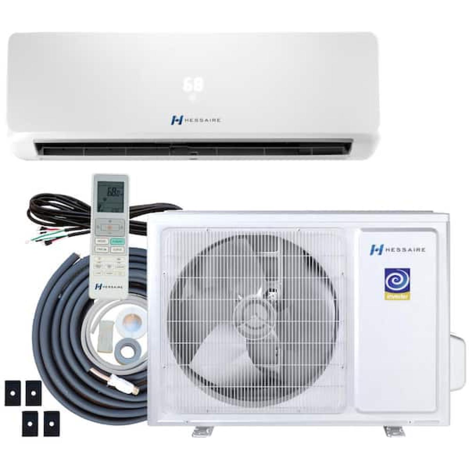 Phoenix NEW Hessaire DIY 22 SEER2 12 000 BTU Wi-Fi 1-Ton Ductless Mini Split Air Conditioner and Heat Pump Variable Speed Inverter-115-Volt (SEALED)
