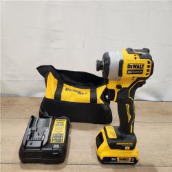 AS-IS- DEWALT ATOMIC 20V MAX* Brushless Cordless Compact 1/4 in. Impact Driver Kit