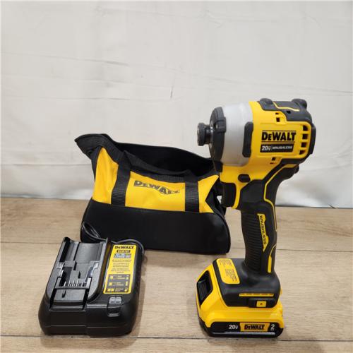AS-IS- DEWALT ATOMIC 20V MAX* Brushless Cordless Compact 1/4 in. Impact Driver Kit