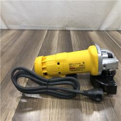 AS-IS DEWALT 11 Amp Corded 4.5 in. Small Angle Grinder