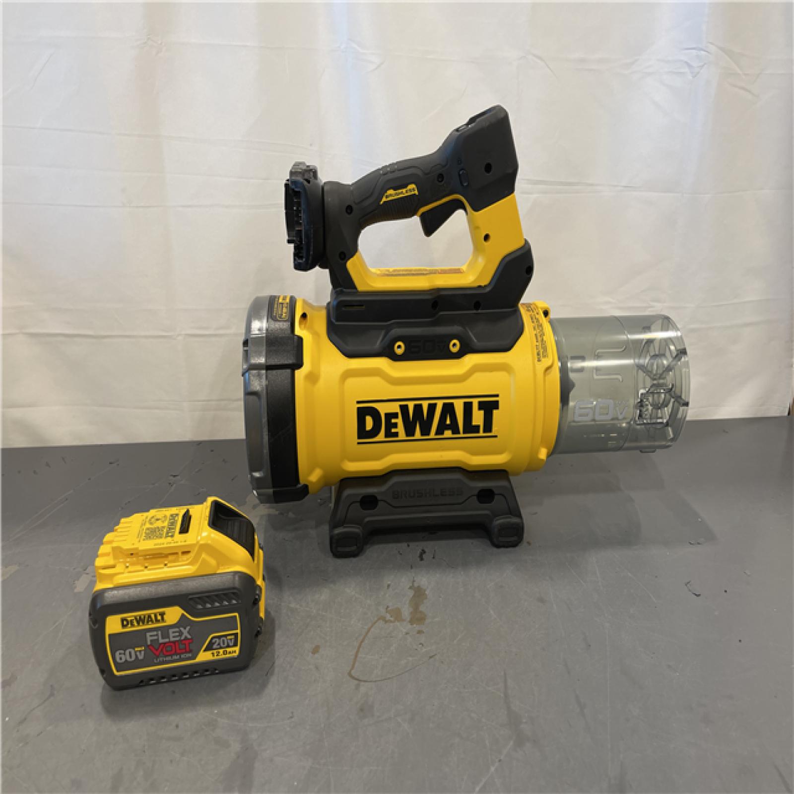 AS-IS - DEWALT FLEXVOLT 60V MAX 160 MPH 760 CFM Brushless Cordless Axial Blower Kit