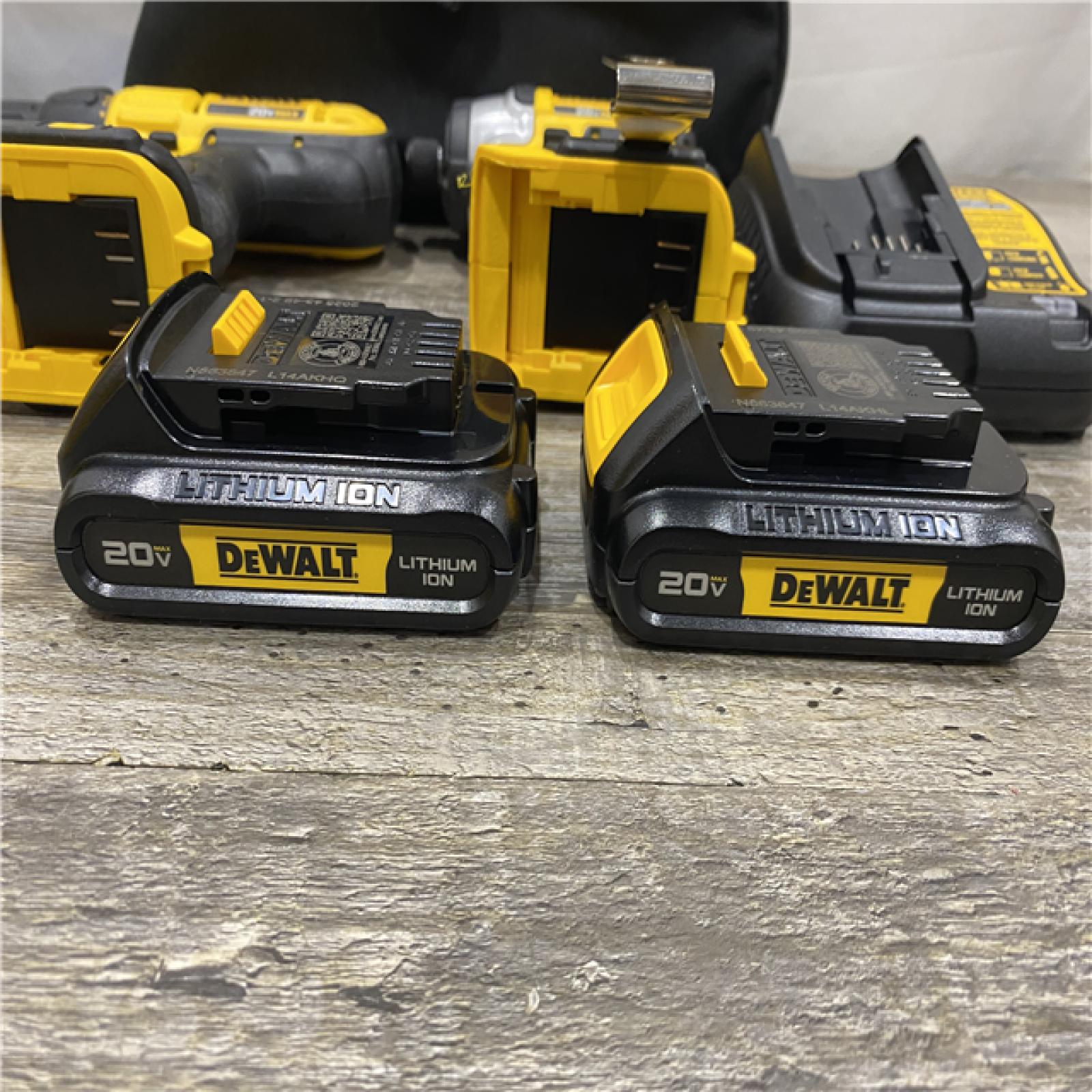 AS-IS DEWALT 20V MAX Cordless Drill/Impact 2 Tool Combo Kit