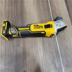 AS-IS DeWalt DCG405B 20V Max XR 4.5-Inch Slide Switch Small Angle Grinder (Tool Only)