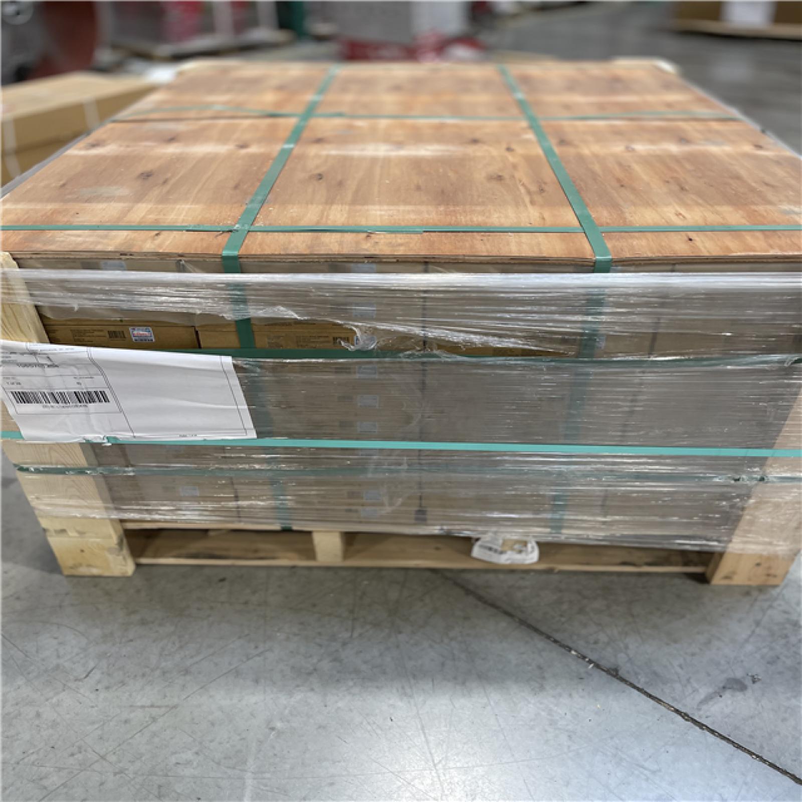 DALLAS LOCATION - Lifeproof Beck Brown 22 MIL x 9 in. W x 48 in. L Warm Brown Oak Waterproof Vinyl Flooring with Click Lock (20.96 sq. ft./Case) PALLET-(40 CASES)
