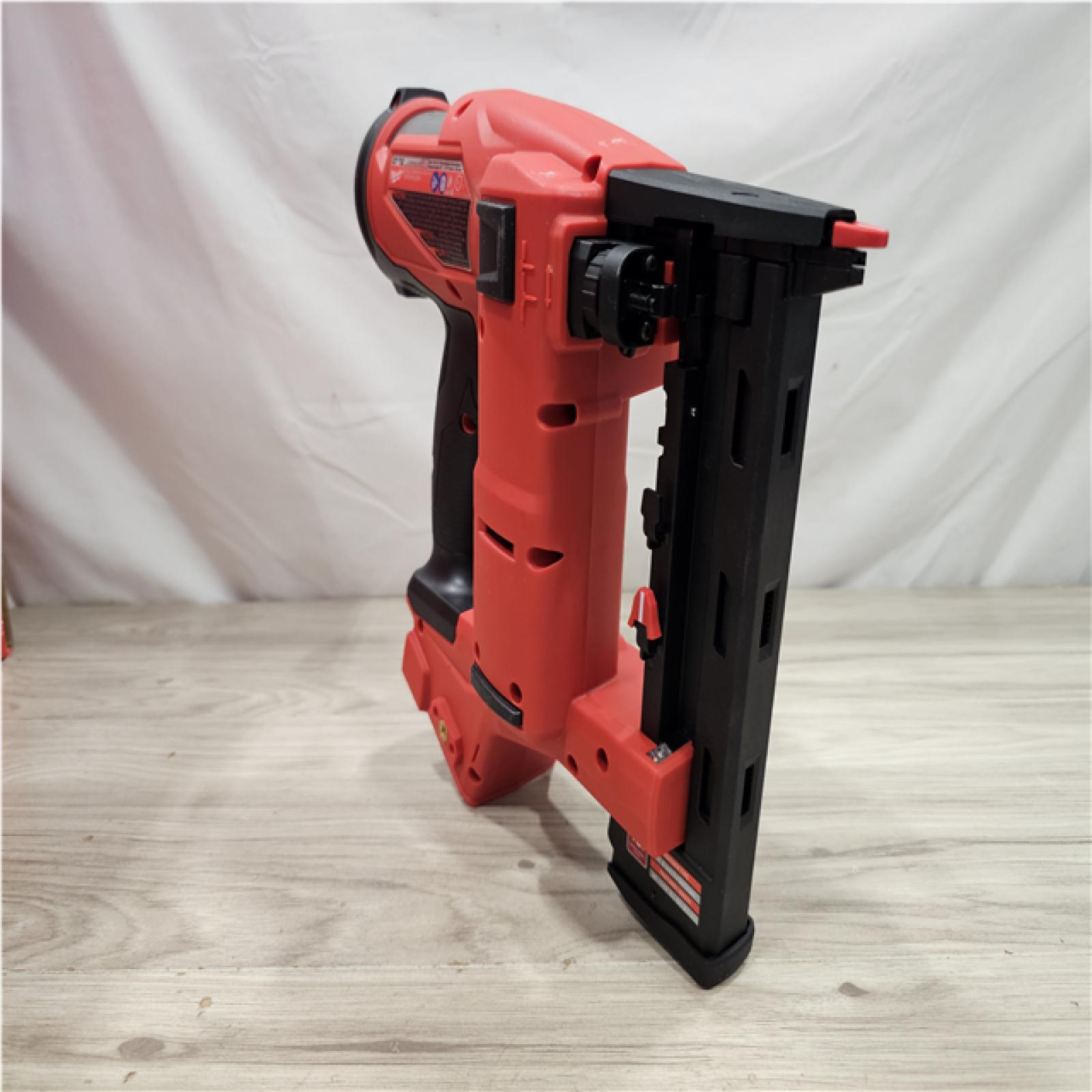 AS-IS Milwaukee FUEL 18-Volt Lithium-Ion Brushless Cordless 18-Gauge 1/4 in. Narrow Crown Stapler (Tool-Only)