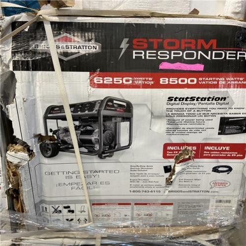 AS-IS - Briggs & Stratton 6,250-Watt Storm Responder Gasoline Powered Portable Generator