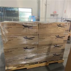 DALLAS LOCATION - Hampton Bay Rothley II 52 in. Indoor LED Matte Black Ceiling Fan with Light Kit (24 UNITS)