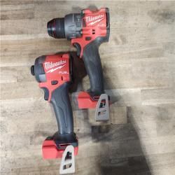 HOUSTON LOCATION - AS-IS Milwaukee FUEL 18V Lithium-Ion Brushless Cordless Hammer Drill and Impact Driver Combo Kit