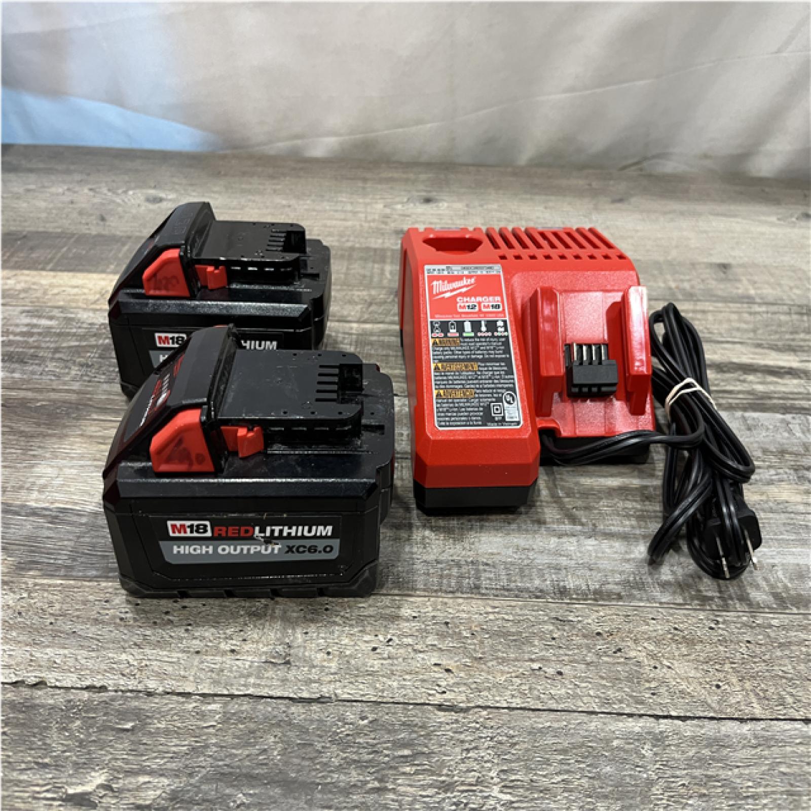 AS-IS Milwaukee 18-Volt Lithium-Ion High Output Starter Kit