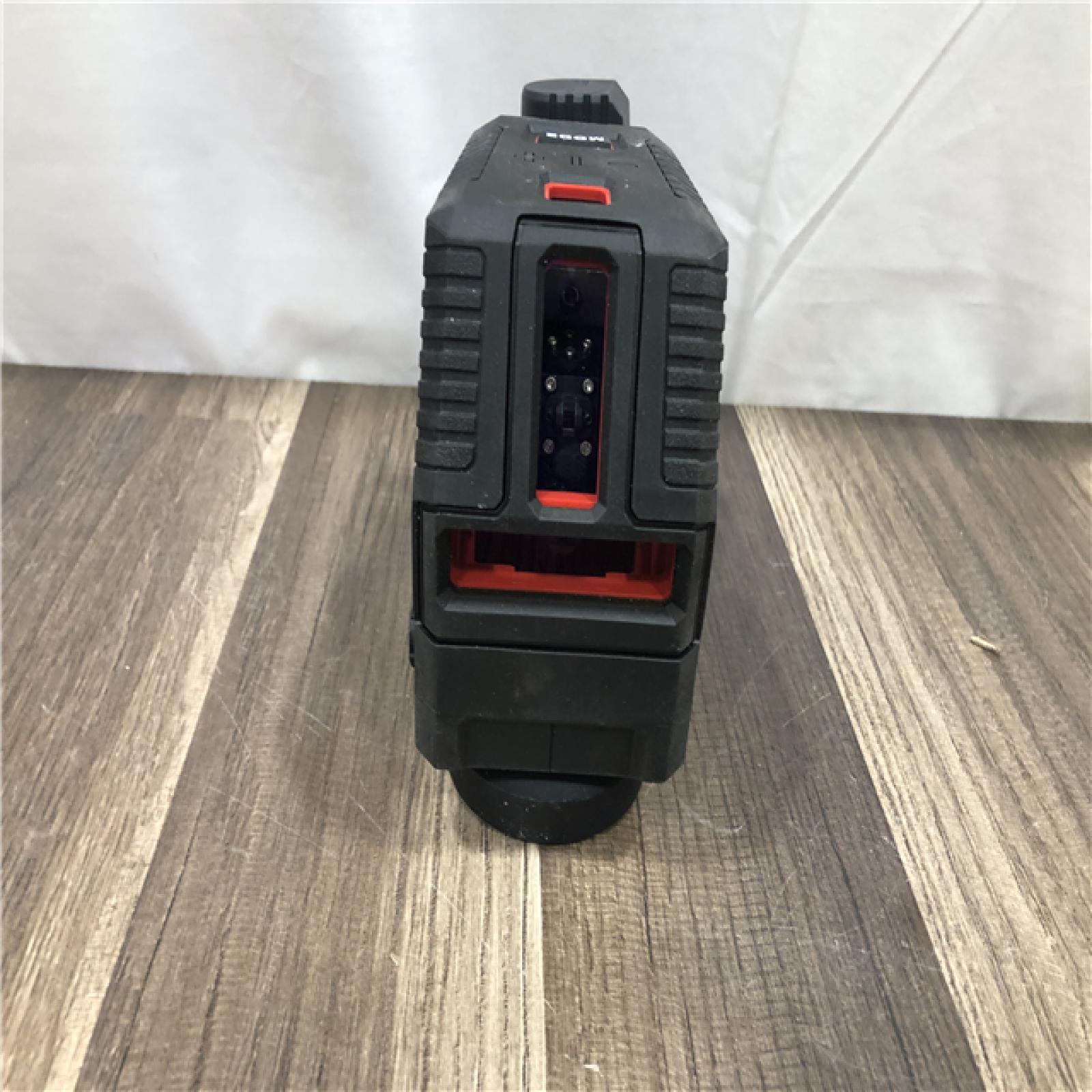 AS-IS Milwaukee Green 100 ft. Cross Line and Plumb Points Rechargeable Laser Level Kit