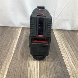 AS-IS Milwaukee Green 100 ft. Cross Line and Plumb Points Rechargeable Laser Level Kit