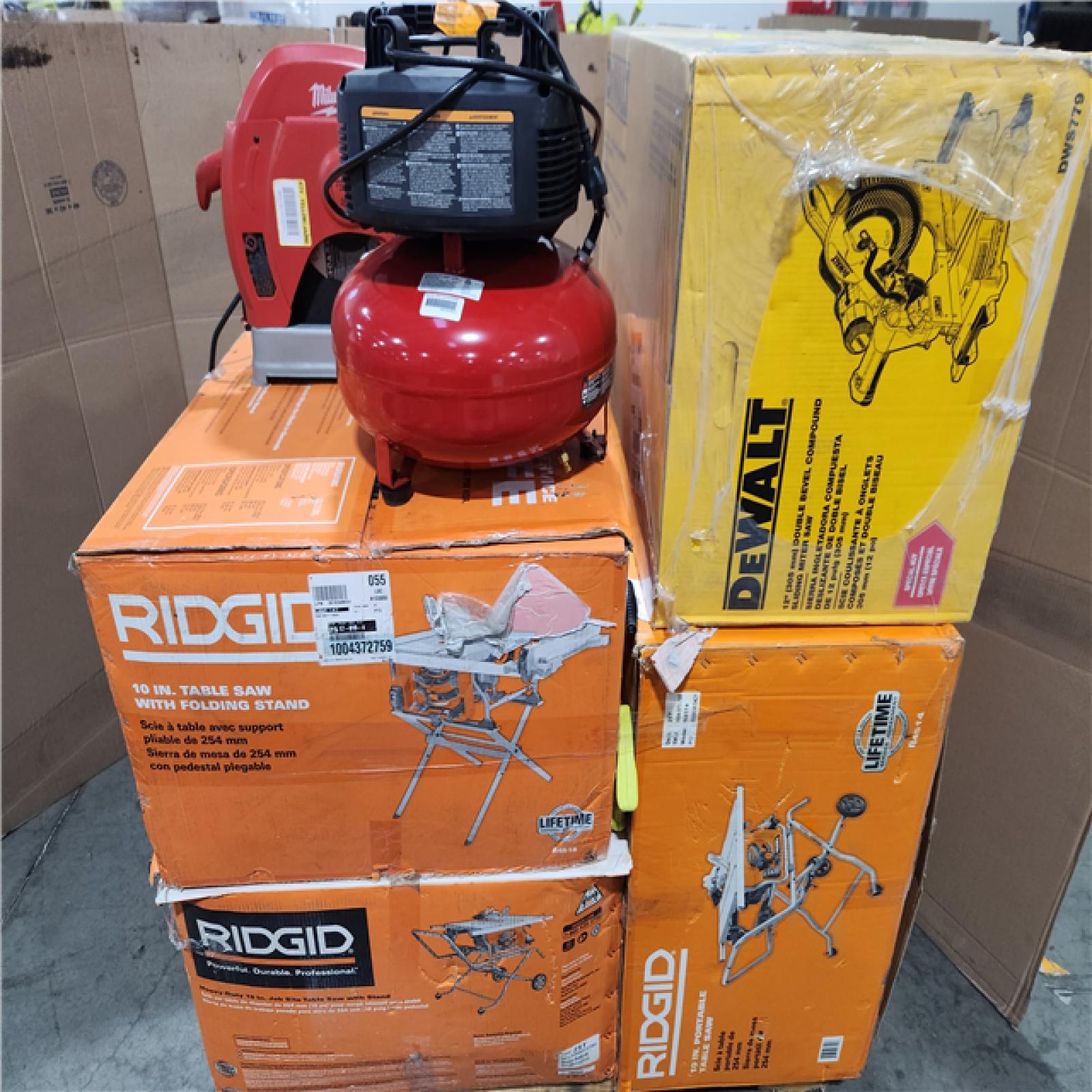 CALIFORNIA AS-IS TOOL PALLET