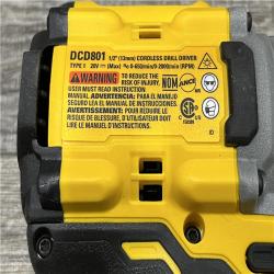 AS-IS DEWALT 20V XR Lithium-Ion Cordless Brushless 1/2 in. Drill/Driver Kit