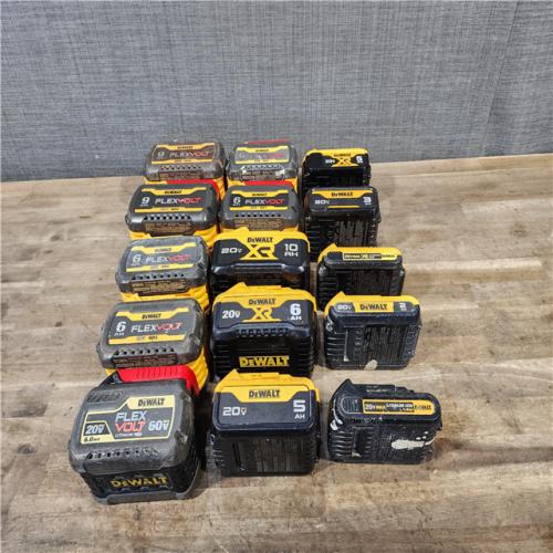 HOUSTON LOCATION - AS-IS DEWALT BATTERY PACK QTY - 15