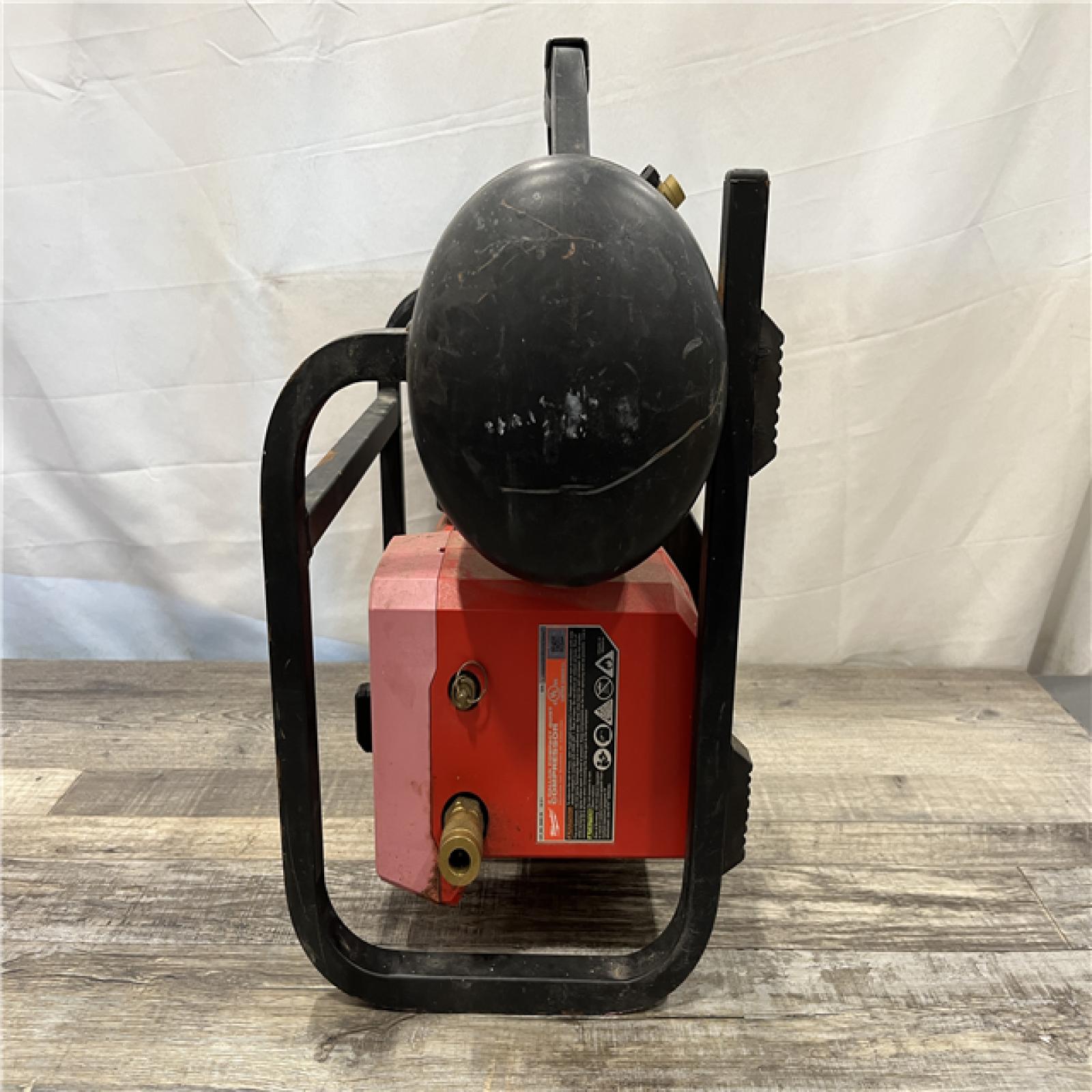 AS-IS Milwaukee FUEL 18-Volt Lithium-Ion Brushless Cordless 2 Gal. Electric Compact Quiet Compressor (Tool-Only)