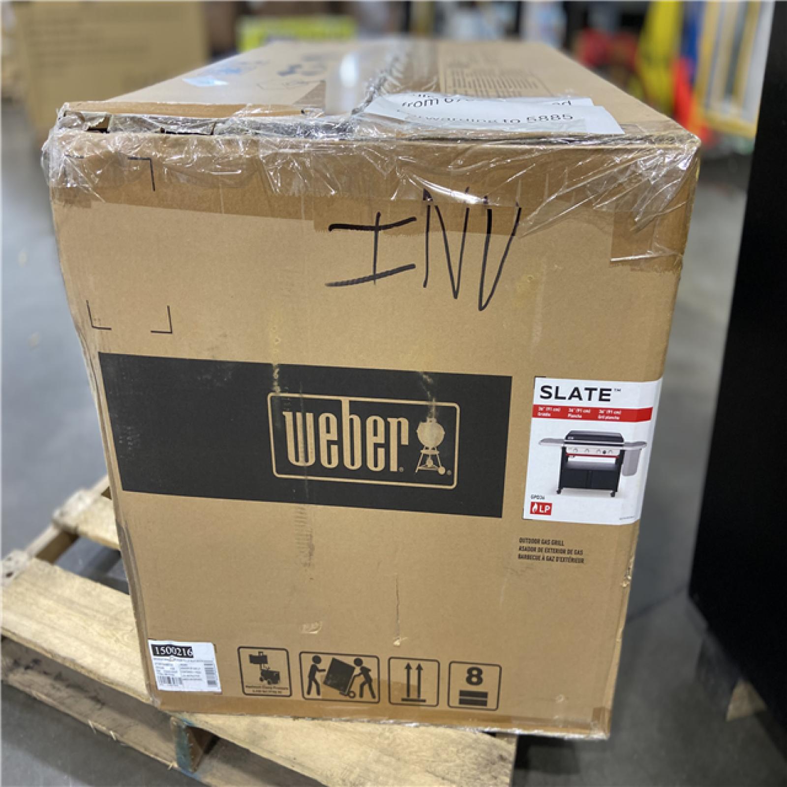 DALLAS LOCATION -  Weber Slate Griddle 4-Burner Liquid Propane Gas 36 in. Flat Top Grill in Black