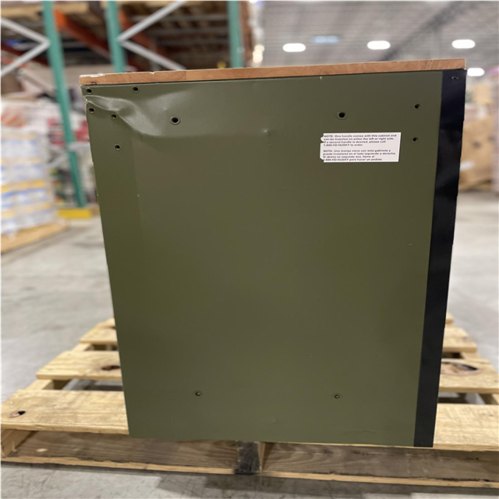 DALLAS LOCATION- AS-IS HUSKY 52 W. 20 D. 37.1 H. 10 Drawer Mobile Workbench (MATTE ARMY GREEN)