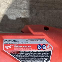 Houston Location AS-IS Milwaukee FUEL 18-Volt Lithium-Ion Brushless Cordless Gen II 16-Gauge Angled Finish Nailer (Tool-Only)