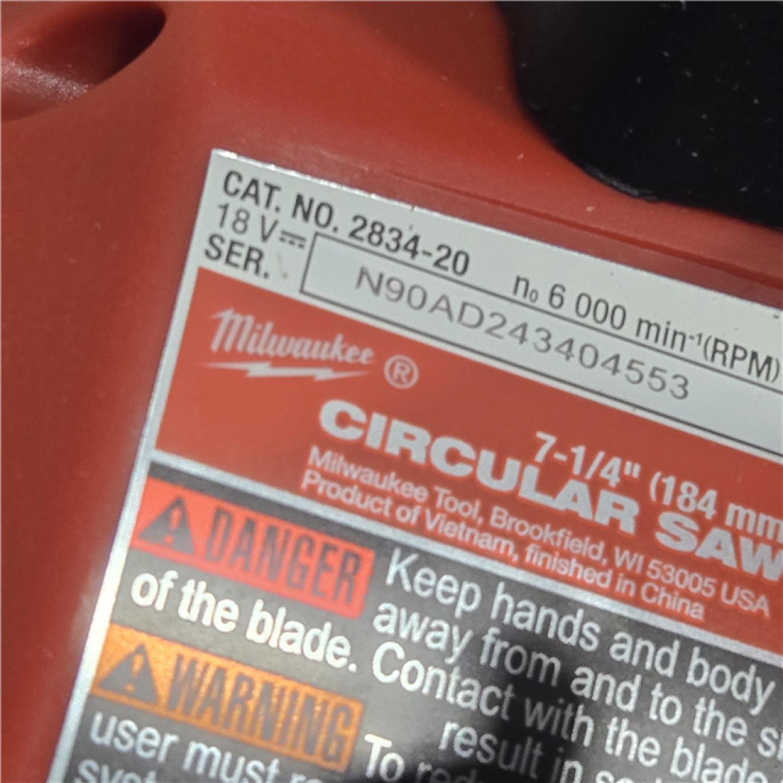 AS-IS Milwaukee M18 FUEL 7-1/4 Inch Circular Saw (Bare Tool)