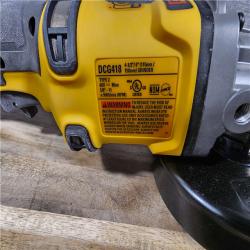 HOUSTON LOCATION - AS-IS DEWALT 60V MAX Cordless Brushless 4.5 in. to 6 in. Small Angle Grinder with Kickback Brake (Tool Only)