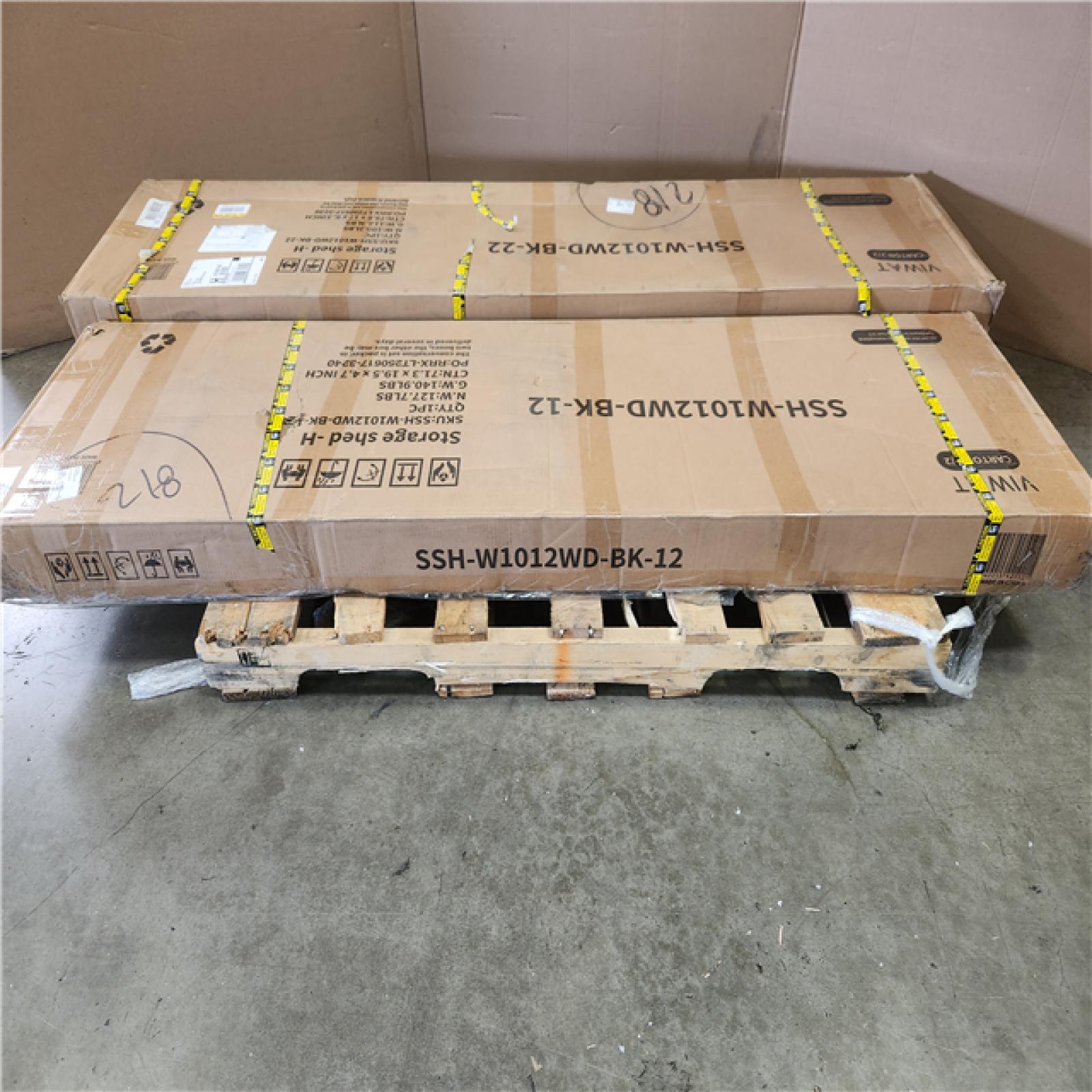 Phoenix NEW VIWAT 12 ft. W x 10 ft. D Metal Outdoor Storage Garden Tool Steel Shed with Lockable Doors and Windows