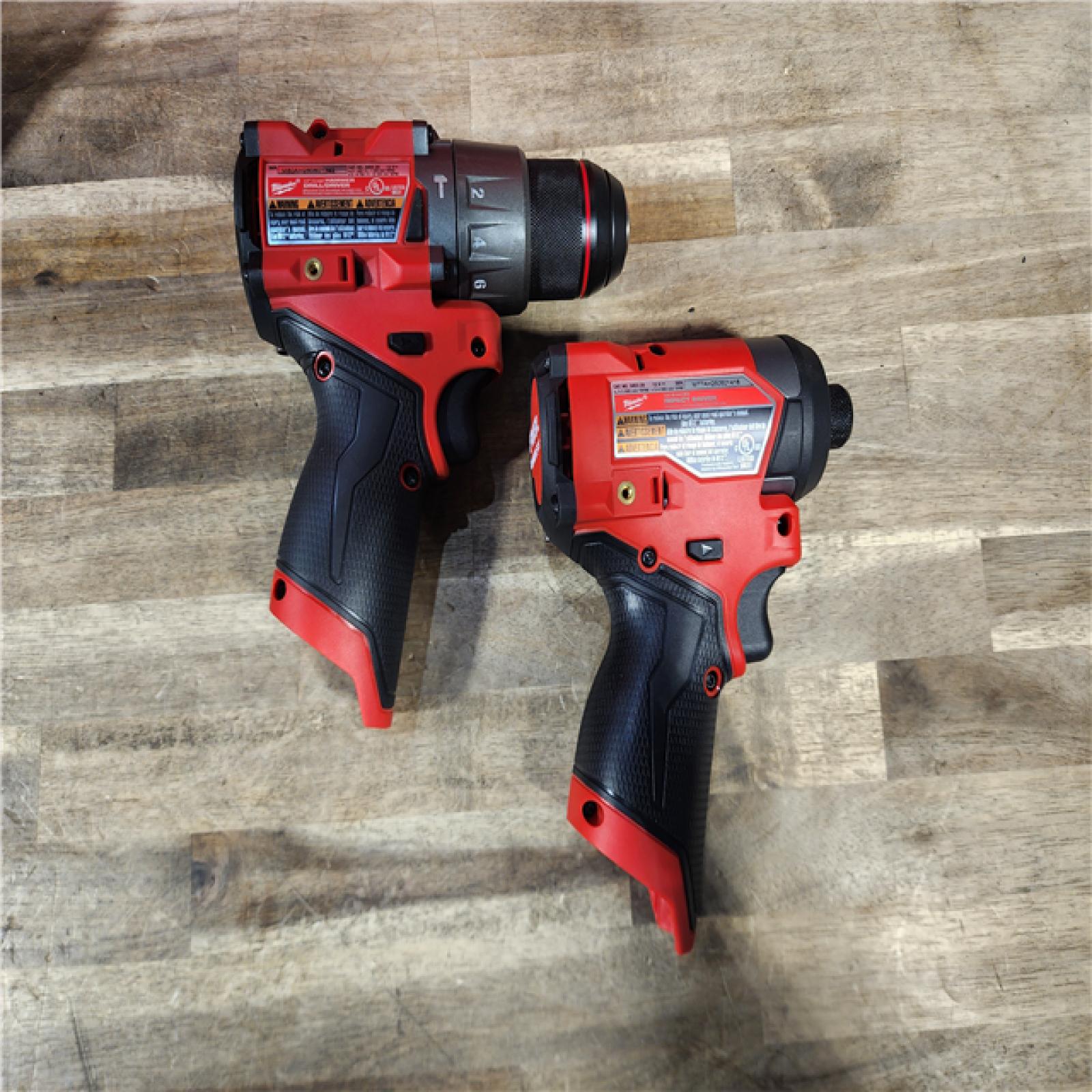 HOUSTON LOCATION - AS-IS (APPEARS LIKE NEW) Milwaukee 3497-22 12V Brushless Hammer Drill and Impact Driver Combo Kit