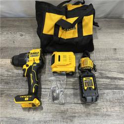 AS-IS DEWALT ATOMIC 20V Lithium-Ion Cordless 1/2 in. Hammer Drill Kit