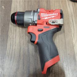 AS-IS Milwaukee  M12 FUEL 12V Lithium-Ion Brushless Cordless 1/2 in. Hammer Drill (Tool-Only)