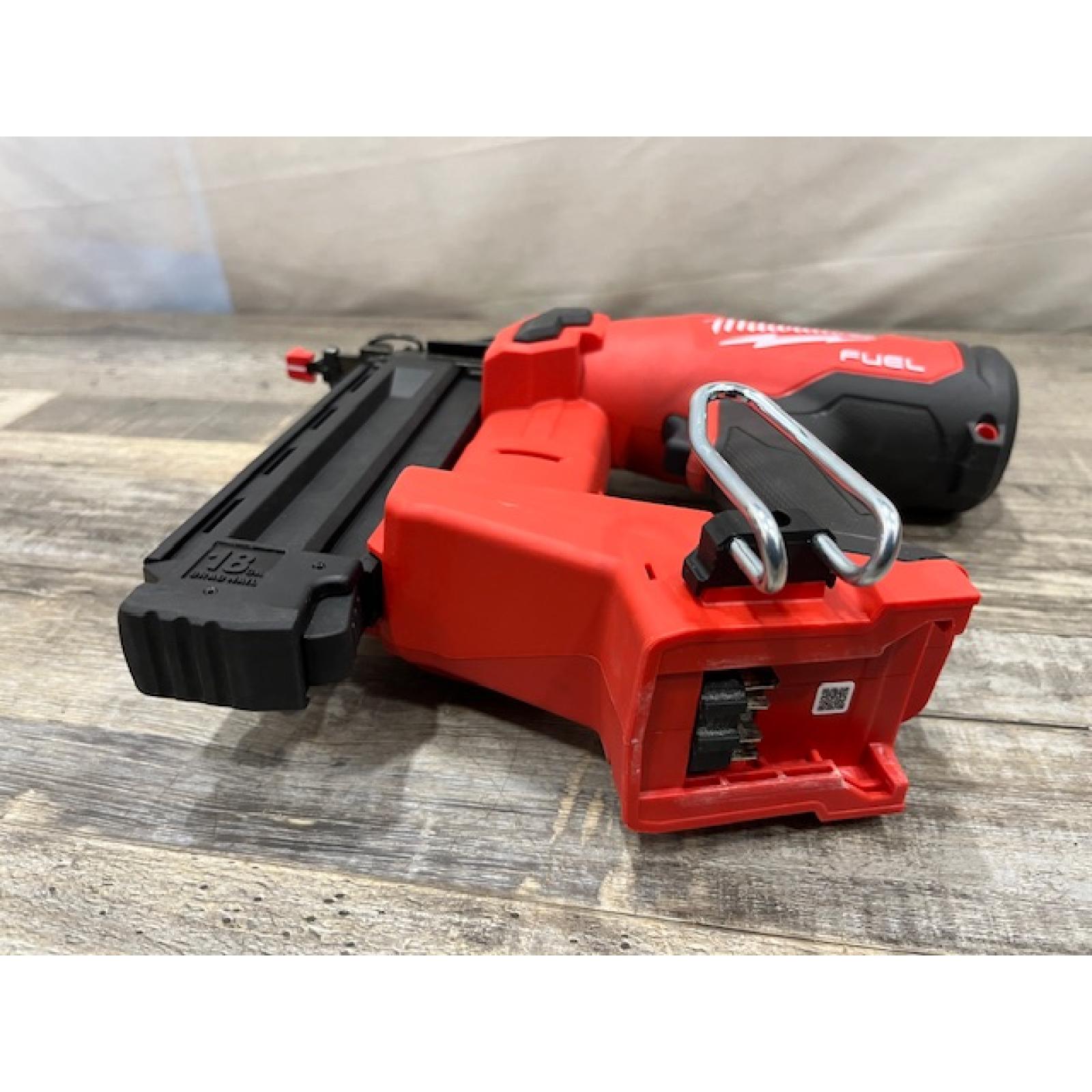 AS-IS Milwaukee FUEL 18-Volt Lithium-Ion Brushless Cordless Gen II 18-Gauge Brad Nailer (Tool-Only)