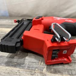 AS-IS Milwaukee FUEL 18-Volt Lithium-Ion Brushless Cordless Gen II 18-Gauge Brad Nailer (Tool-Only)