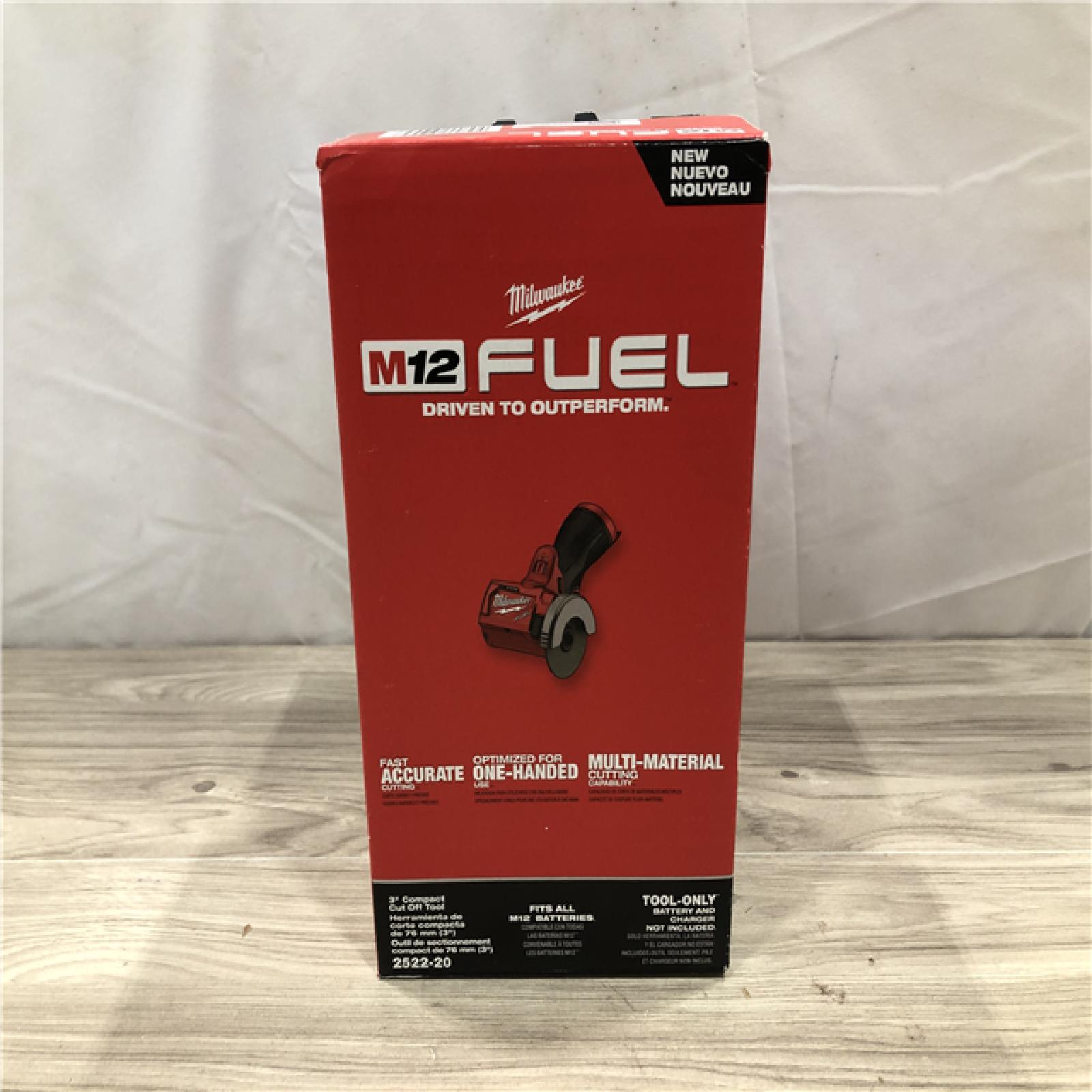 NEW! - Milwaukee M12 FUEL 12V Lithium-Ion Cordless 3 in. Cut Off Saw (Tool-Only)